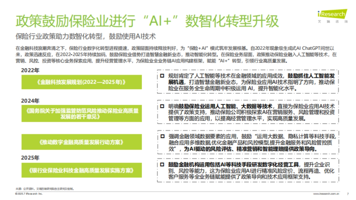 2025年保险行业AI应用全景洞察报告_第7页
