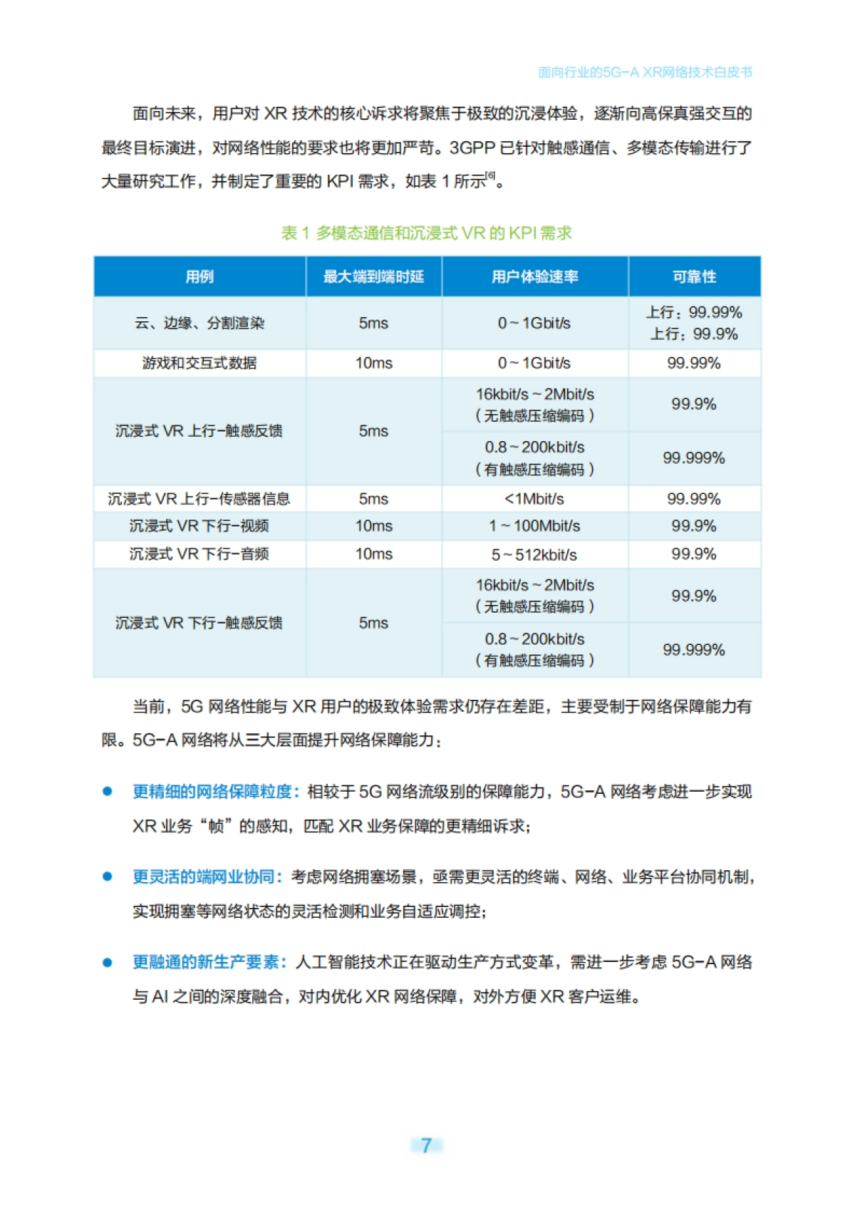 2025面向行业的5G-A XR网络技术白皮书_第10页