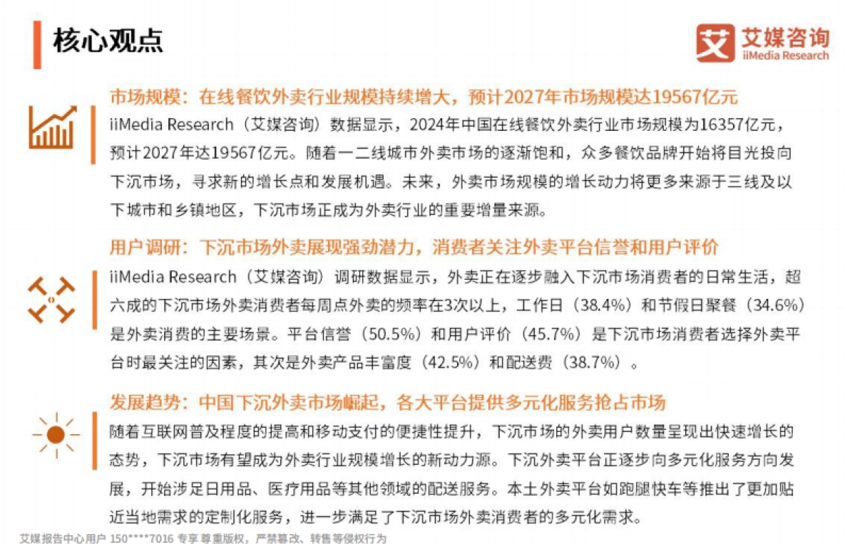 2024-2025年中国外卖行业下沉消费市场研究报告_第3页