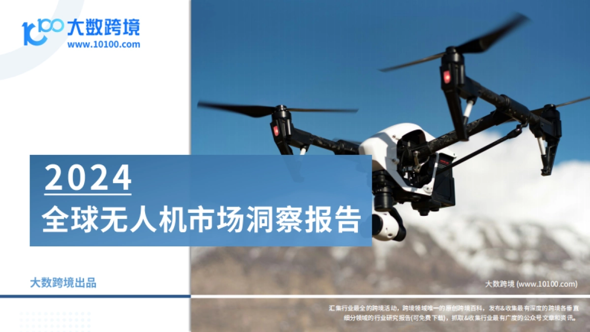 2024全球无人机市场洞察报告_第1页