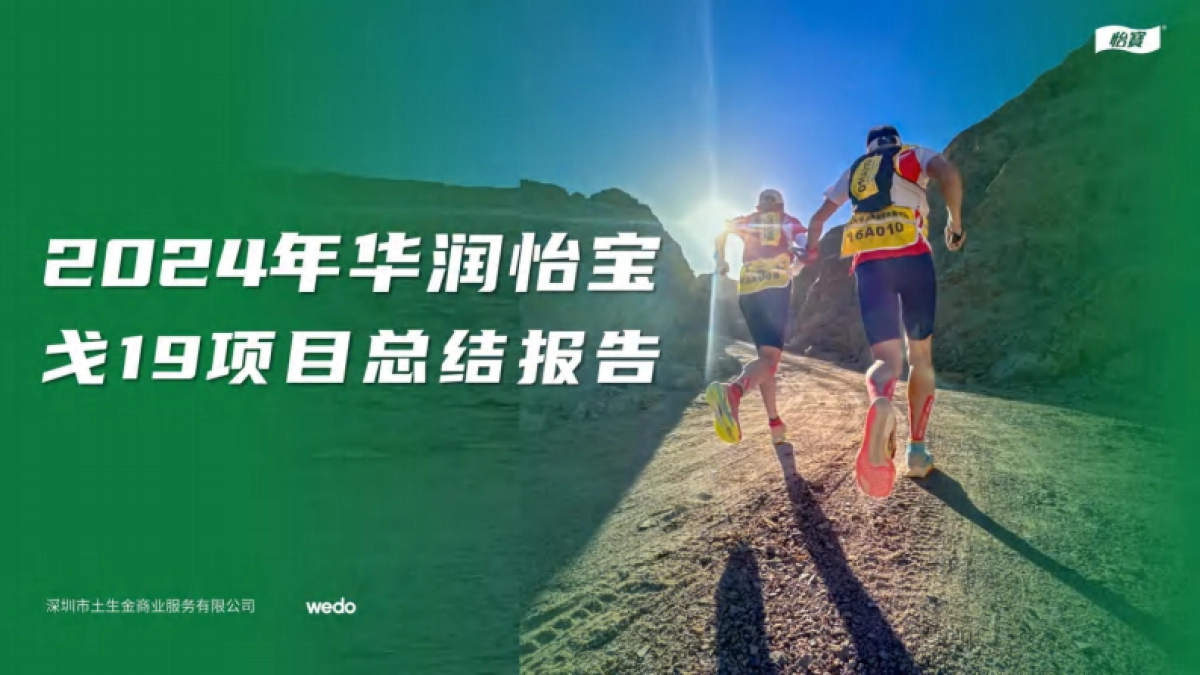 2024年华润怡宝戈19项目总结报告_第1页