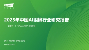 2025年中国AI眼镜行业研究报告