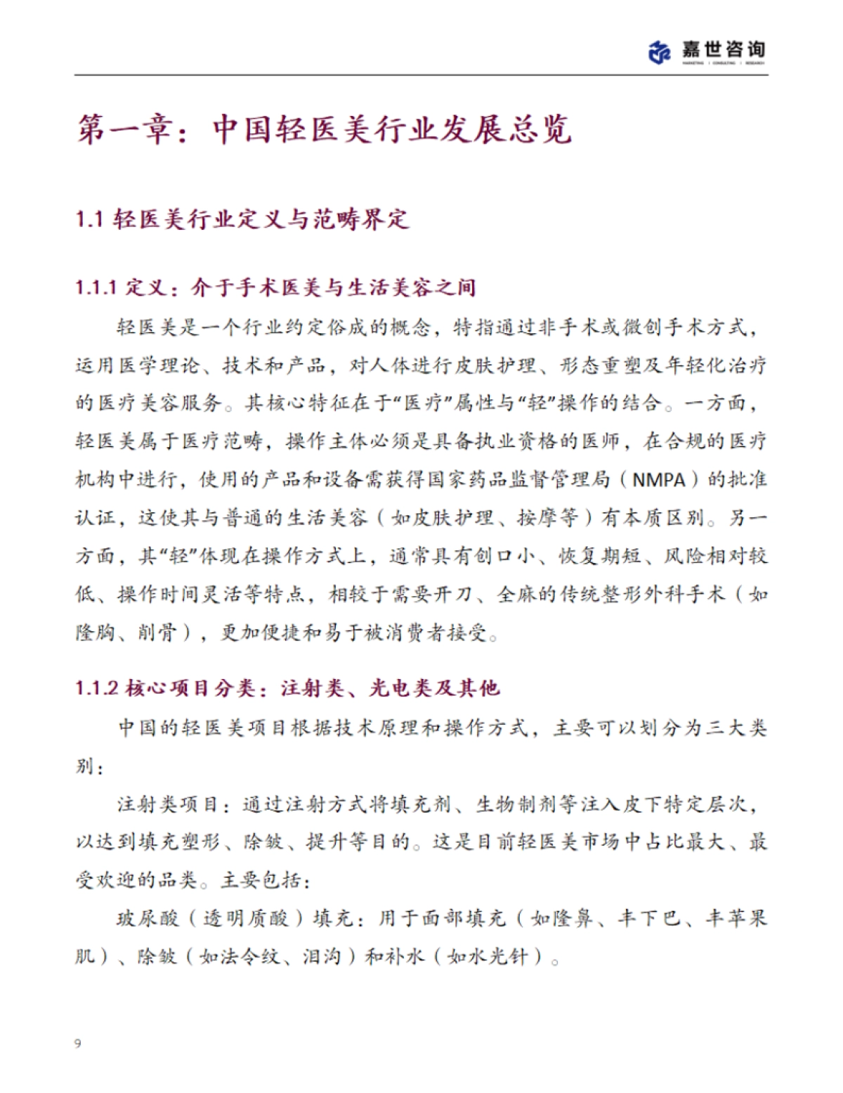 2025年中国轻医美行业现状报告_第9页