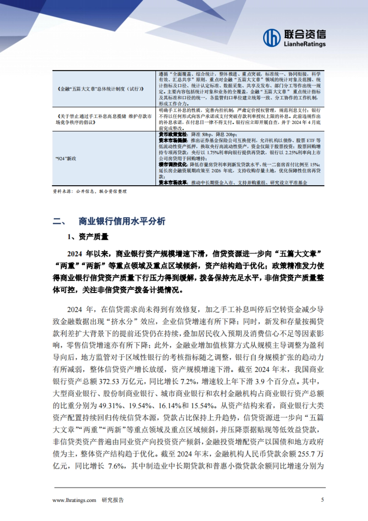 商业银行2025年信用风险展望_第5页