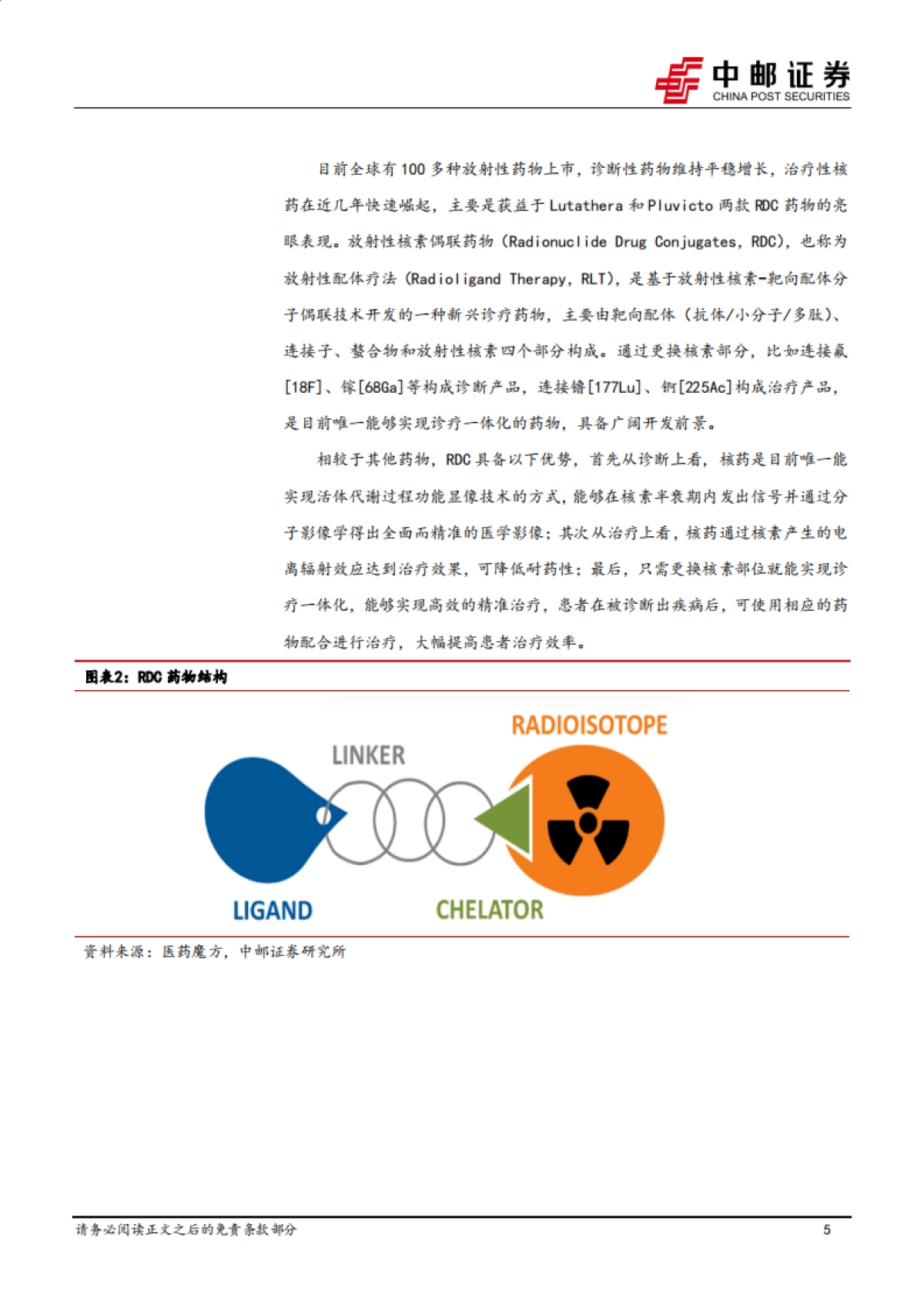 医药生物深度报告:RDC引领核药行业快速崛起,开启诊疗一体化时代_第5页