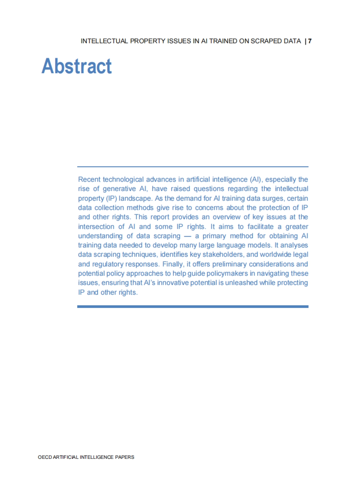2025年人工智能研究报告-爬取训练数据训练人工智能的知识产权问题(英文原文)_第7页