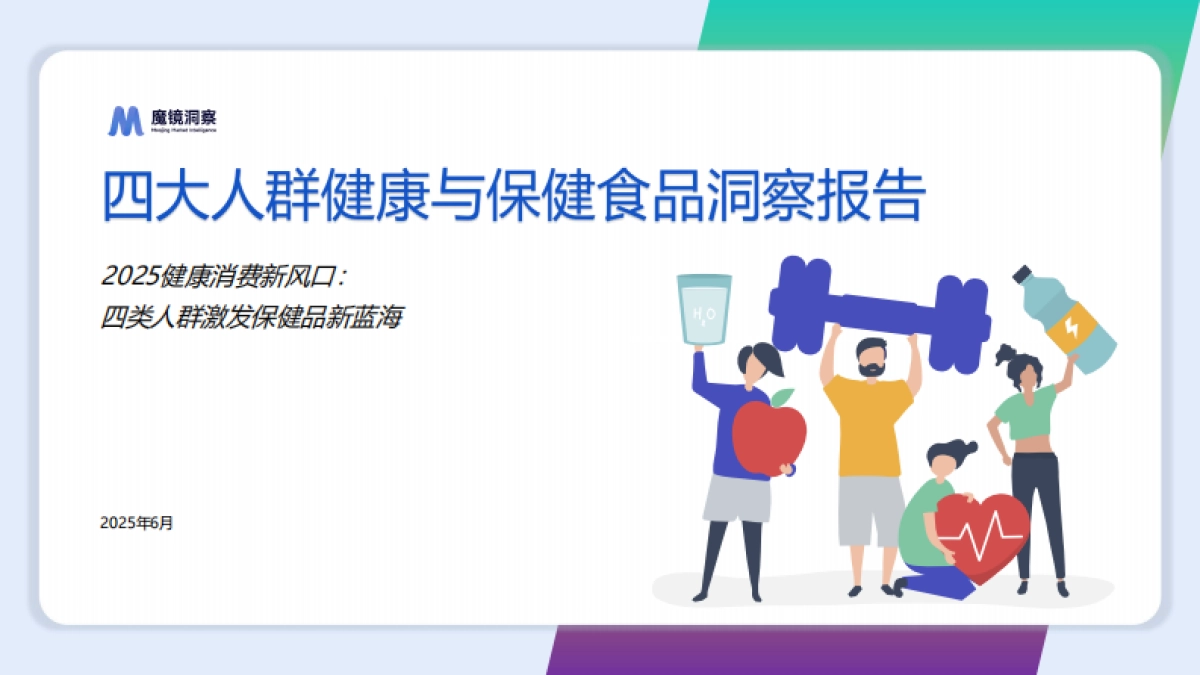 2025年四大人群健康与保健食品洞察报告_第1页