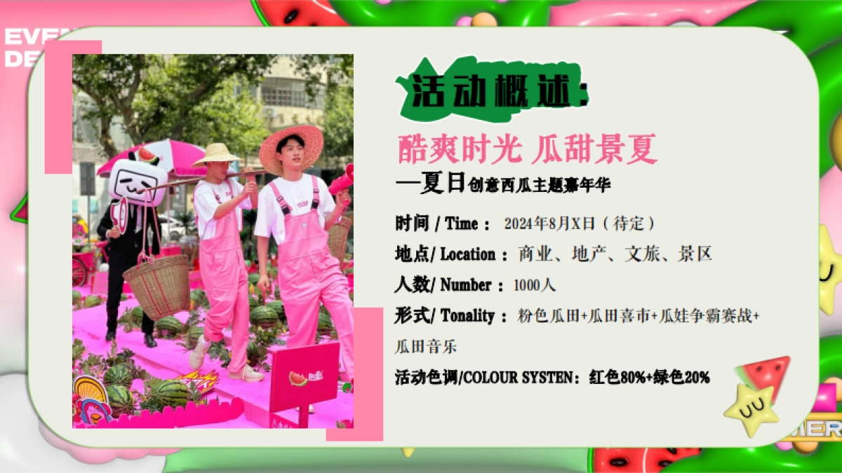 夏日西瓜嘉年华「酷爽时光 瓜甜景夏主题」活动策划方案_第7页