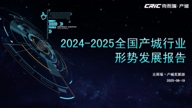2024-2025年全国产城行业形势报告