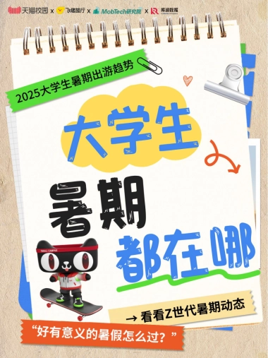2025年大学生暑期出游趋势报告
