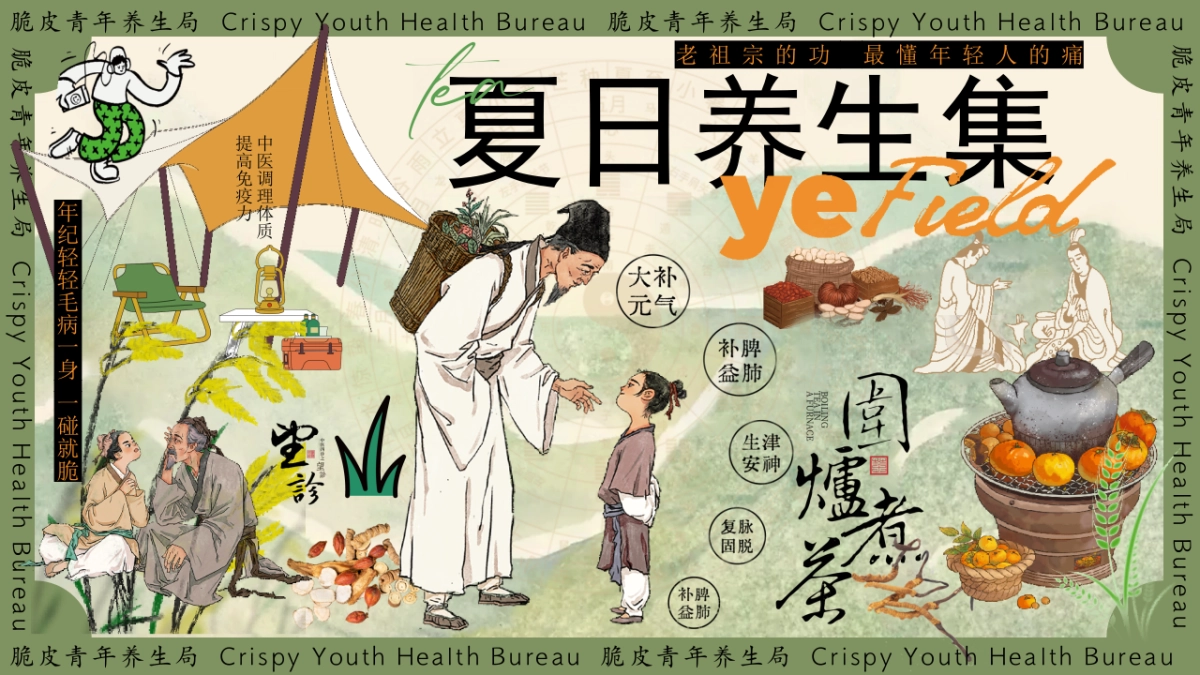 趣味古风国风中医养生市集游园会活动策划方案_第1页