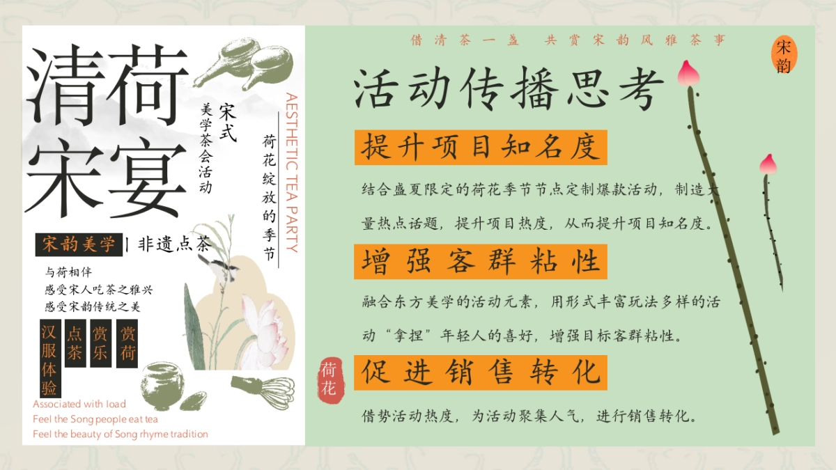 文旅景区营地夏日赏荷非遗传统文化节「清荷宋宴主题」活动策划方案_第8页