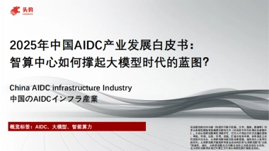 2025年中国AIDC产业发展白皮书：智算中心如何撑起大模型时代的蓝图？