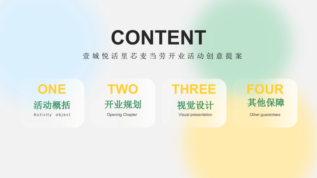 连锁餐饮麦当劳线下门店开业活动方案_第5页