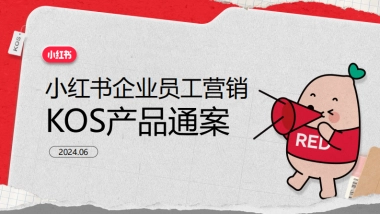小红书企业员工营销KOS产品通案