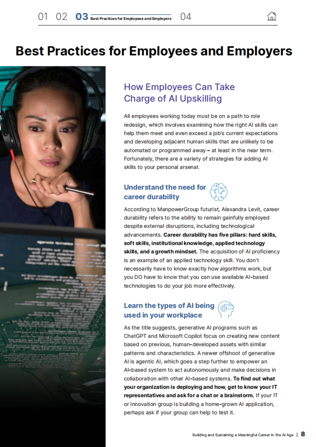 2025迈向未来:人工智能时代有意义职业的构建与维系策略白皮书(英文)_第8页