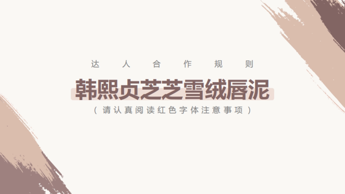 彩妆品牌唇泥产品KOL传播brief_第1页