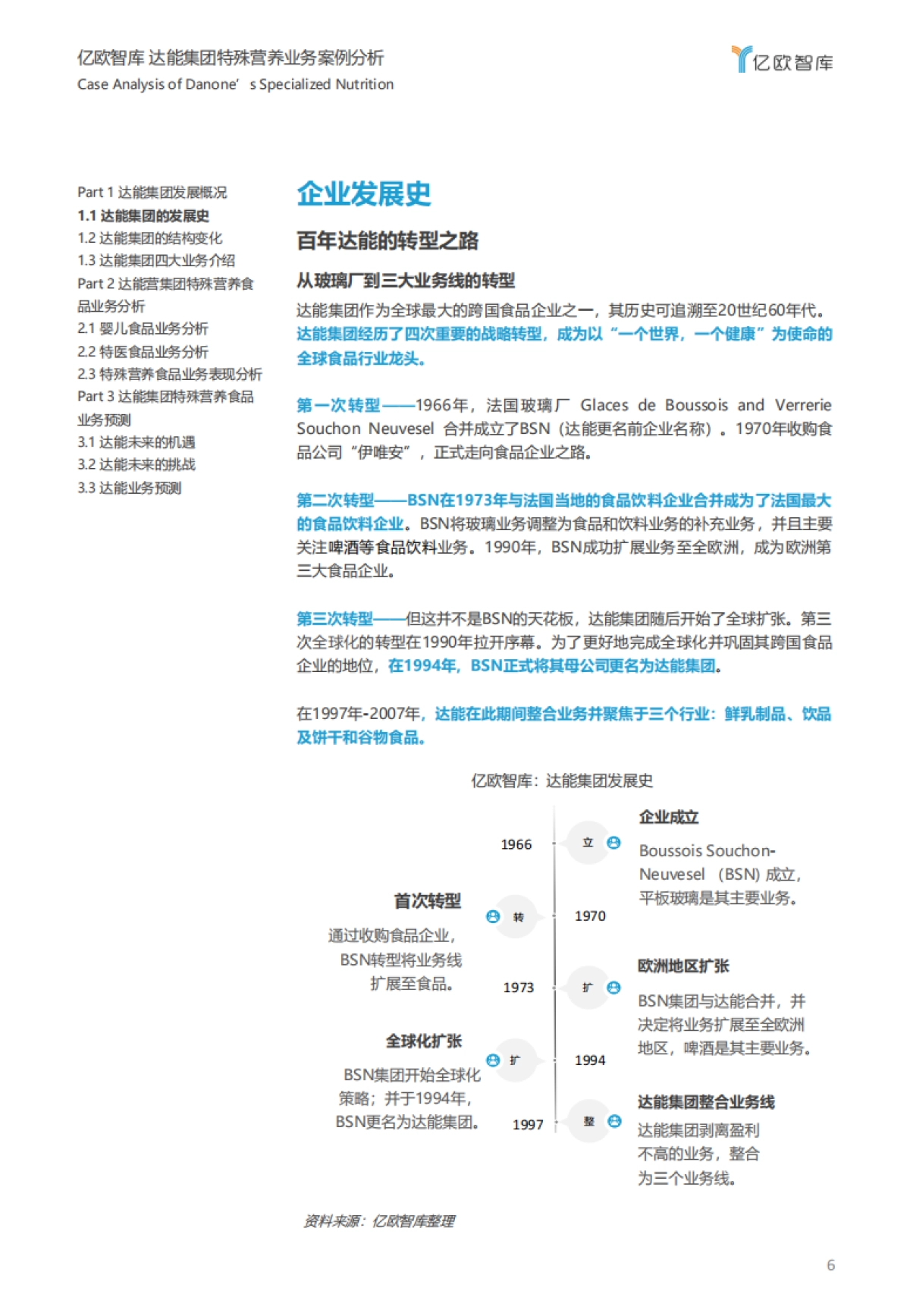 达能集团特殊营养品布局分析:变革中的开拓创新_第6页