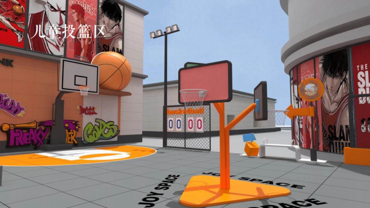 晋悦春江里购物中心篮球公园美陈设计规划方案_第10页