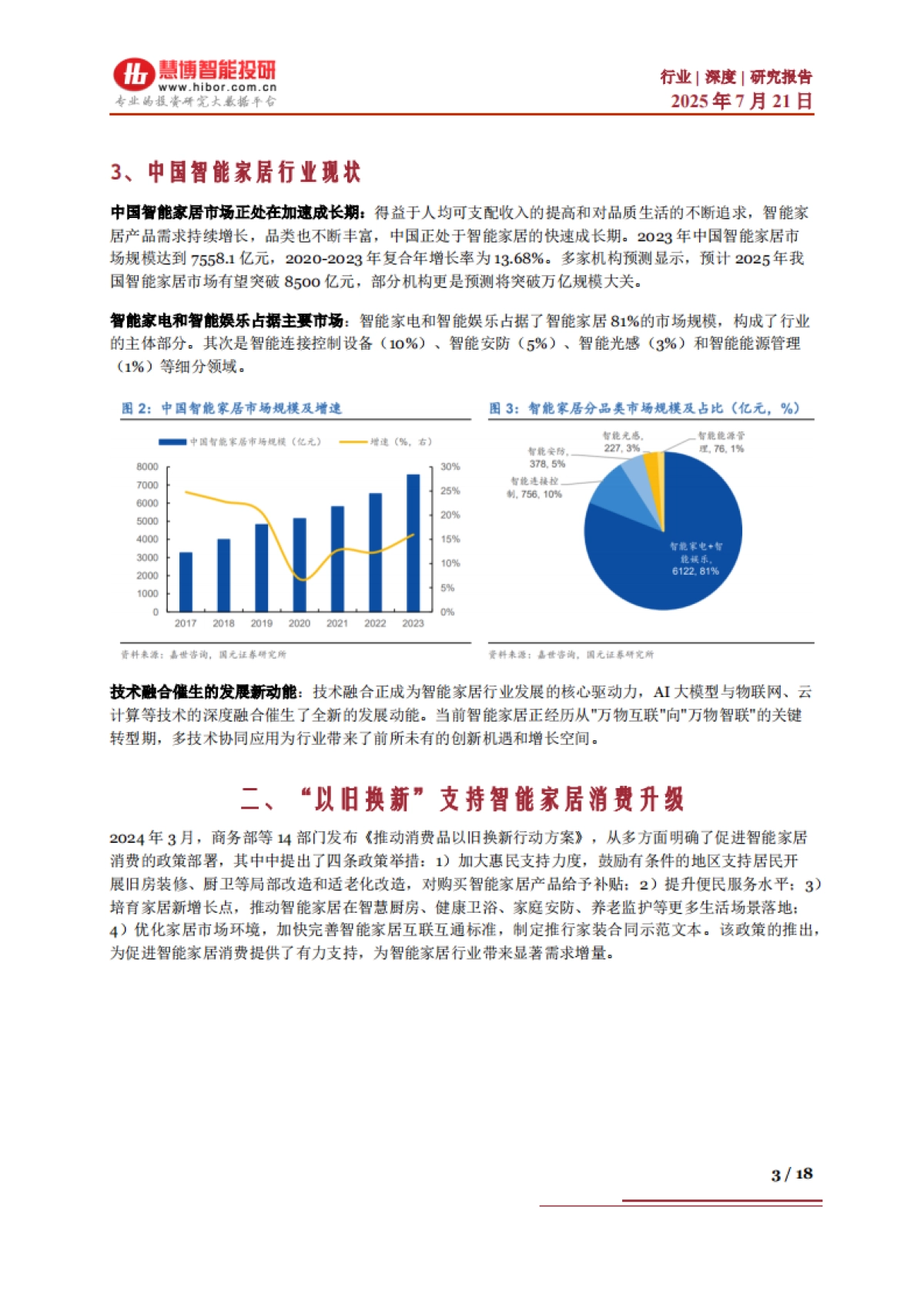 慧博智能投研：智能家居行业深度：行业概况、AI赋能、产业链及相关公司深度梳理_第3页
