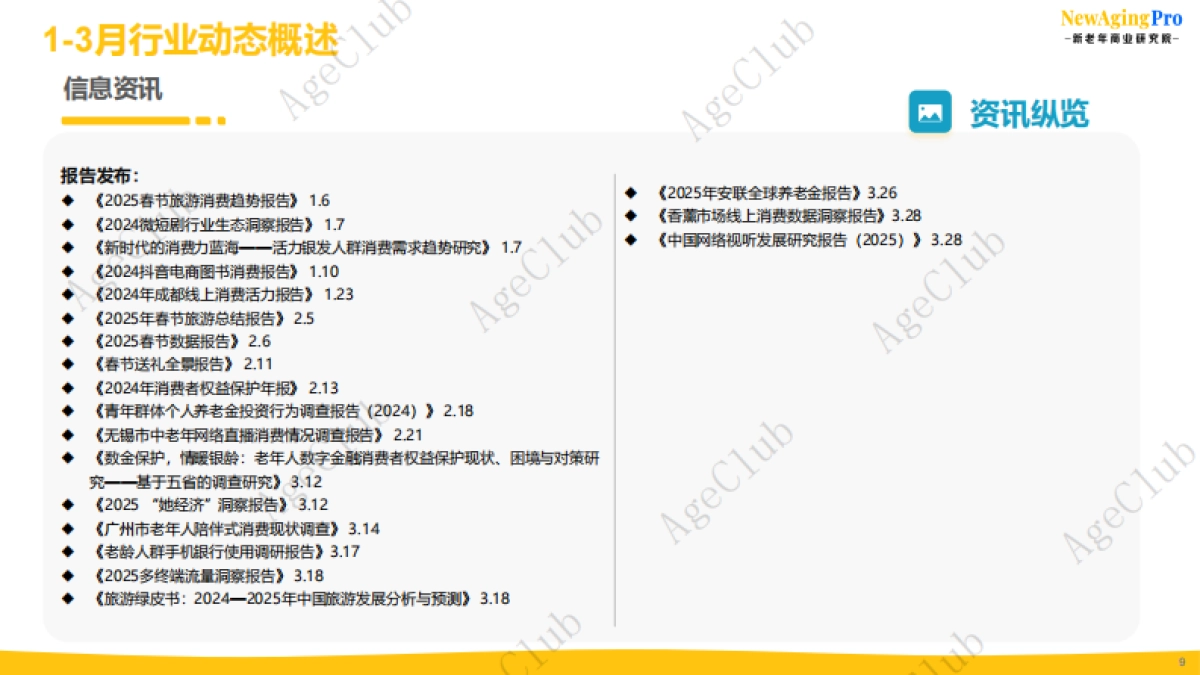 AgeClub报告：《2025年第1季度康养产业报告》_第9页