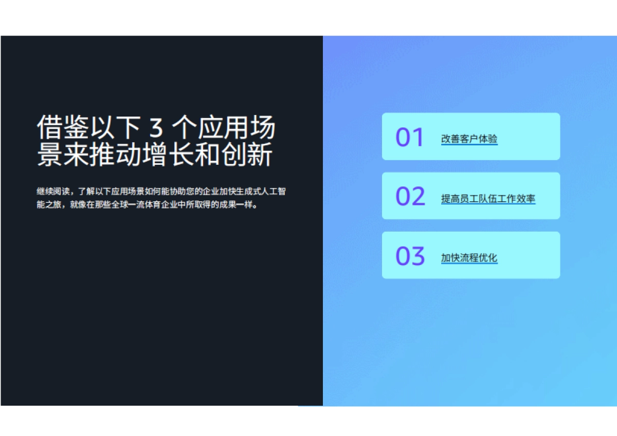 四大运动品牌如何运用亚马逊云科技云端生成式人工智能推动实现实际价值_第3页