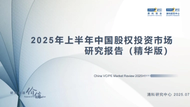 2025年上半年中国股权投资市场研究报告（精华版）