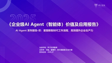 2025企业级AI Agent（智能体）价值及应用报告