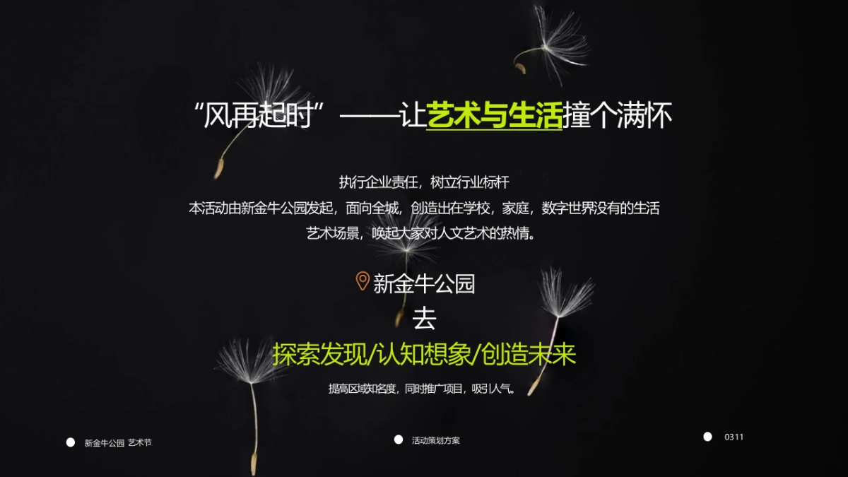 公园文化艺术节品质活动文旅改造策划方案_第7页