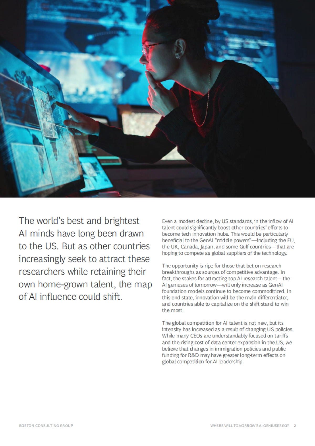 2025全球AI顶尖人才流向及其对AI创新格局的影响研究报告(英文)_第2页