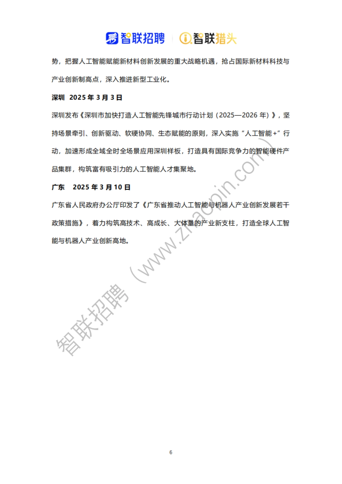 2025中国人工智能产业人才报告-智联猎头_第6页