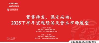 2025下半年宏观经济及资本市场展望：蓄势待发，谋定而动