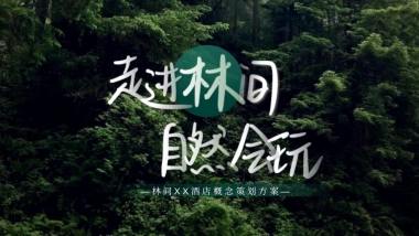 精品森系生态酒店亲子互动网红打卡体验设计规划方案