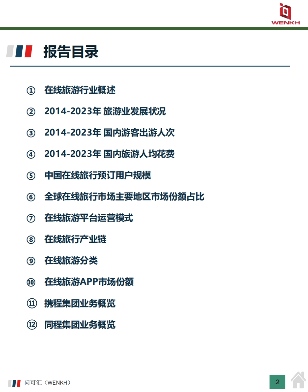 2025年中国在线旅游行业市场全景洞察报告-问可汇（WENKH）_第2页