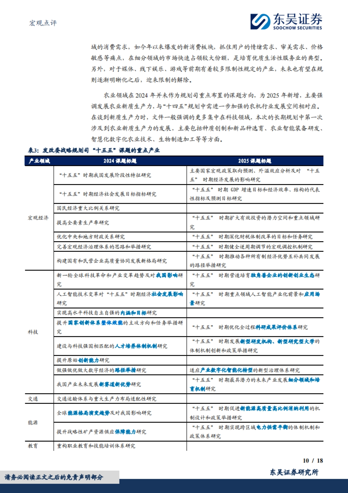 【东吴证券】从“十五五”规划看产业趋势_第10页