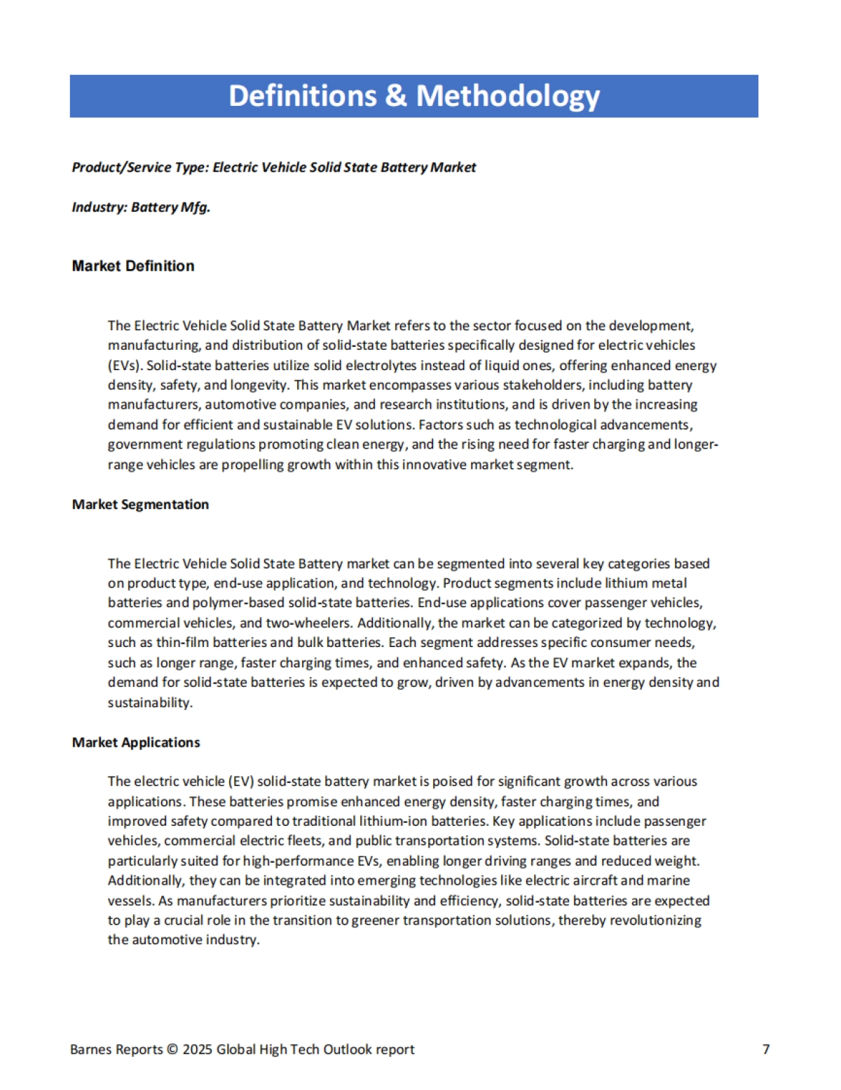 2025年全球电动汽车固态电池市场市场全景分析报告（英文）_第7页