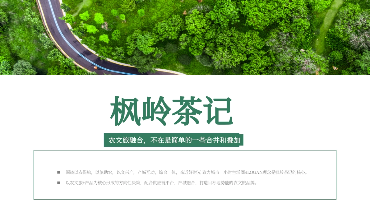 枫岭茶记茶耕主题文化园农文旅定位规划运营方案_第2页