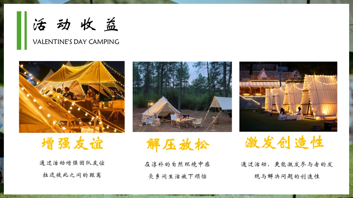 爱的野趣探险为爱发电单身派对七夕情人节户外露营联谊浪漫团建活动策划案_第8页