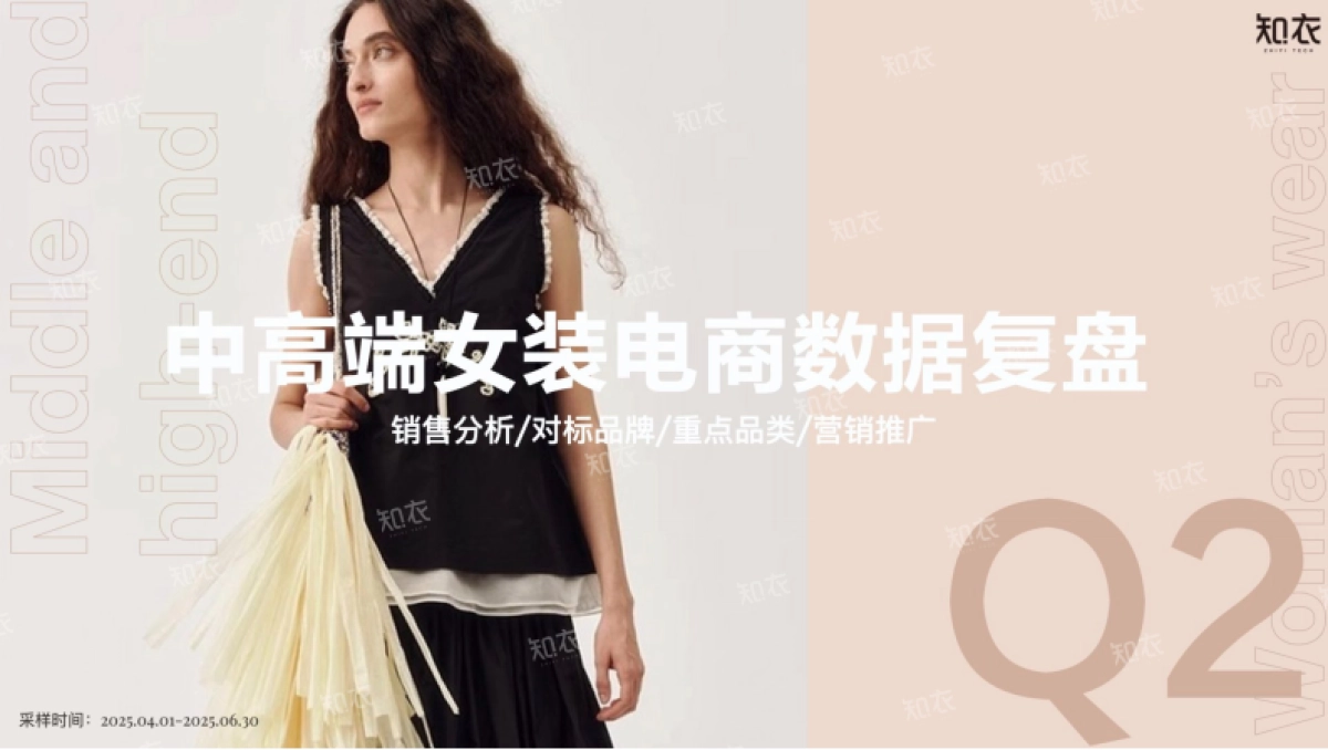 2025年Q2中高端女装电商数据复盘报告-知衣数据_第1页