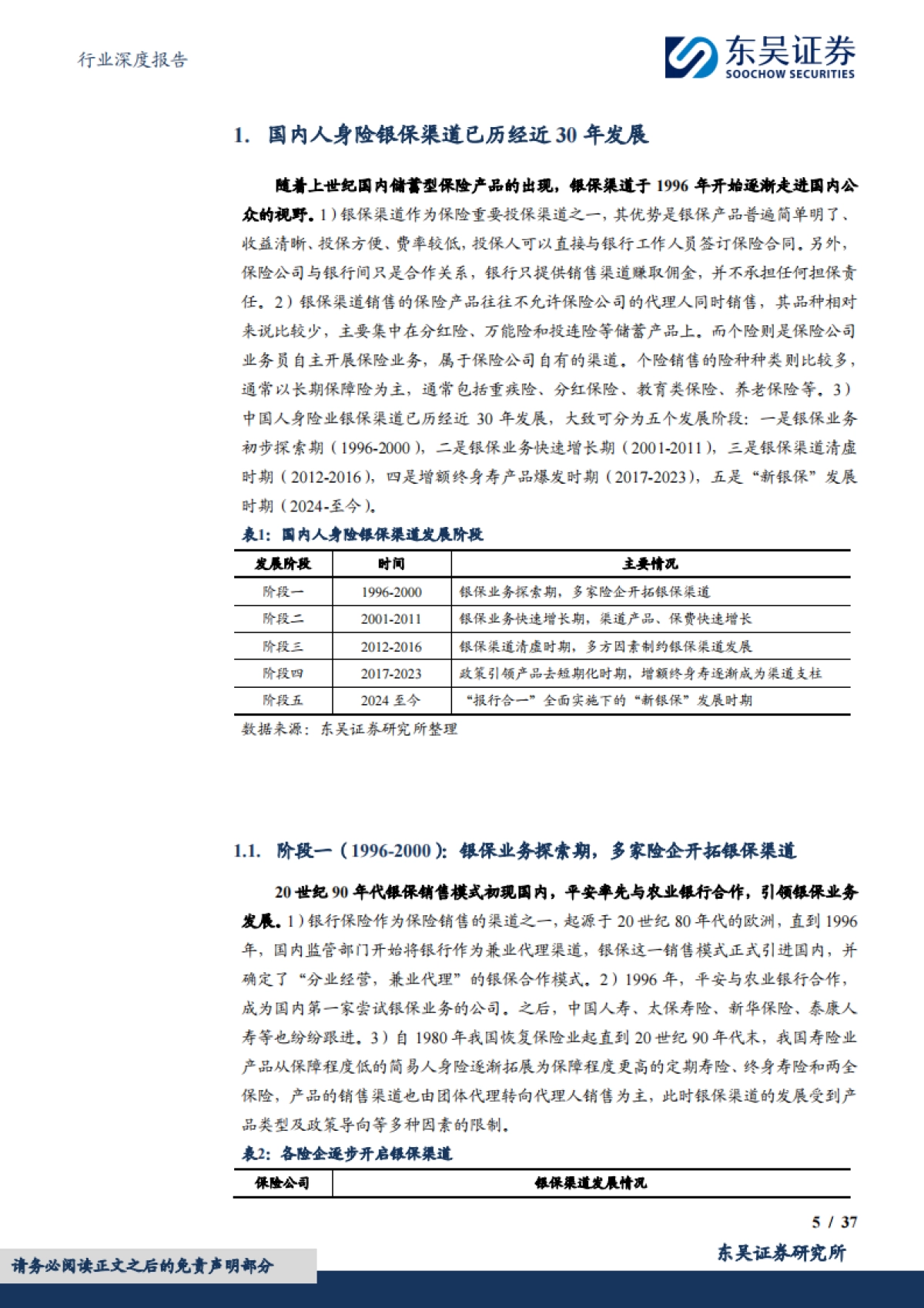保险Ⅱ行业深度报告:破局而立,向新而生——中国人身险银保渠道三十年演进与价值跃迁-东吴证券_第5页