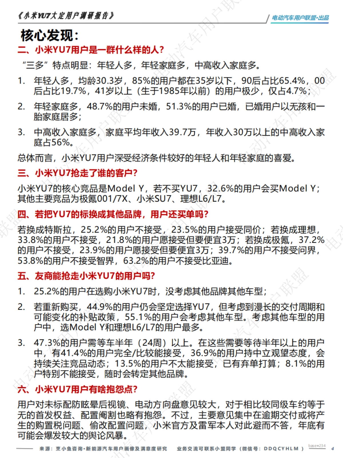 小米YU7大定用户调研_第4页