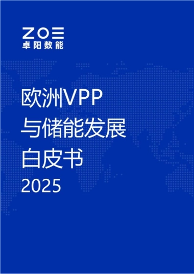 2025年欧洲vpp与储能发展白皮书-卓阳数能
