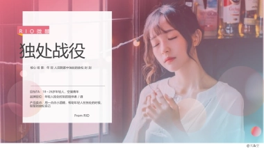 天&空年RIO品牌微醺独处战役创意案