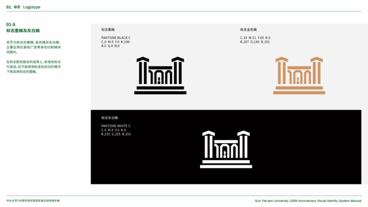 中山大学100周年校庆视觉形象识别系统手册_第8页