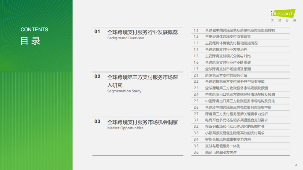 2025年全球跨境支付服务行业洞察报告-艾瑞咨询_第2页