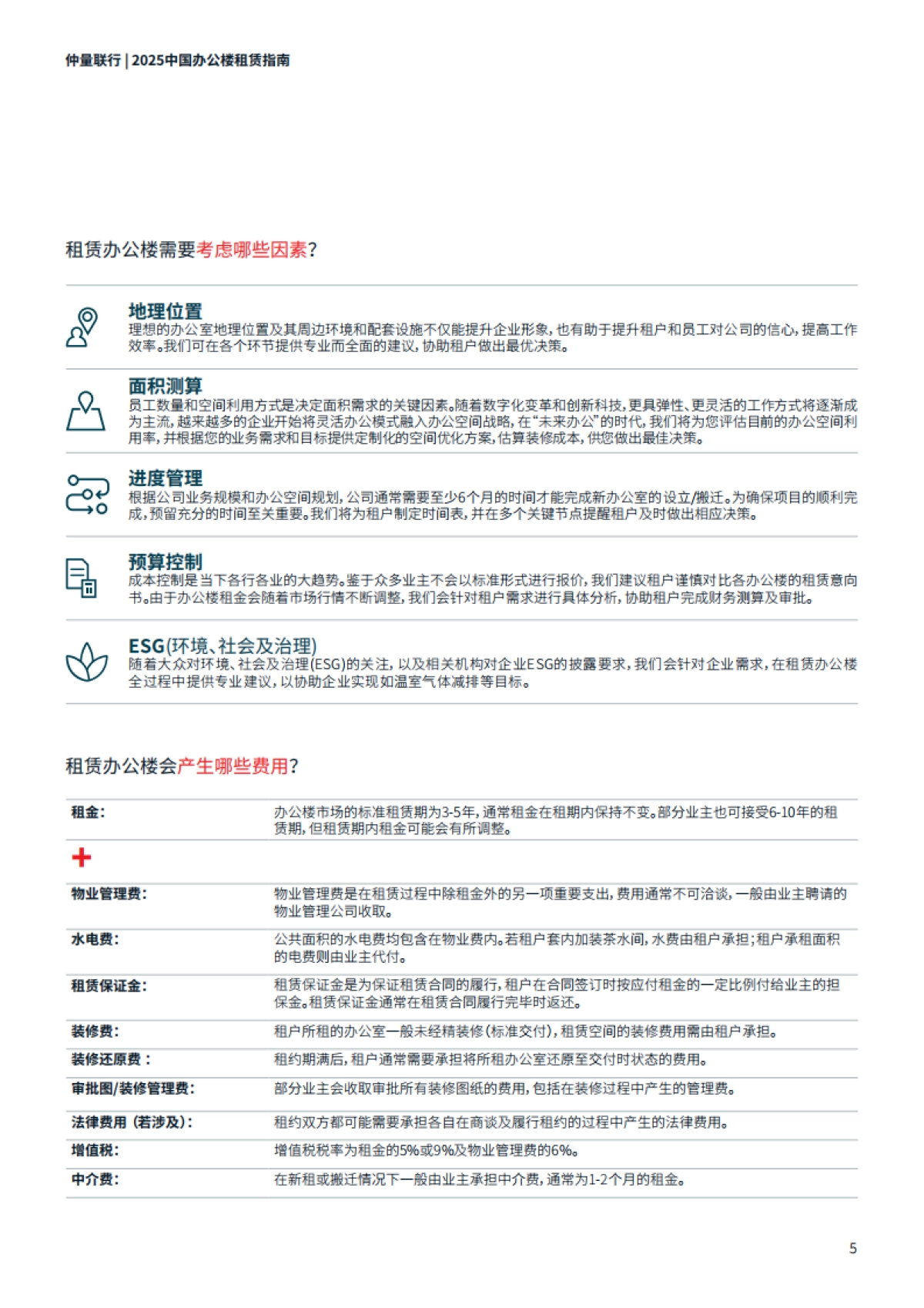 2025年中国办公楼租赁指南报告-仲量联行_第5页