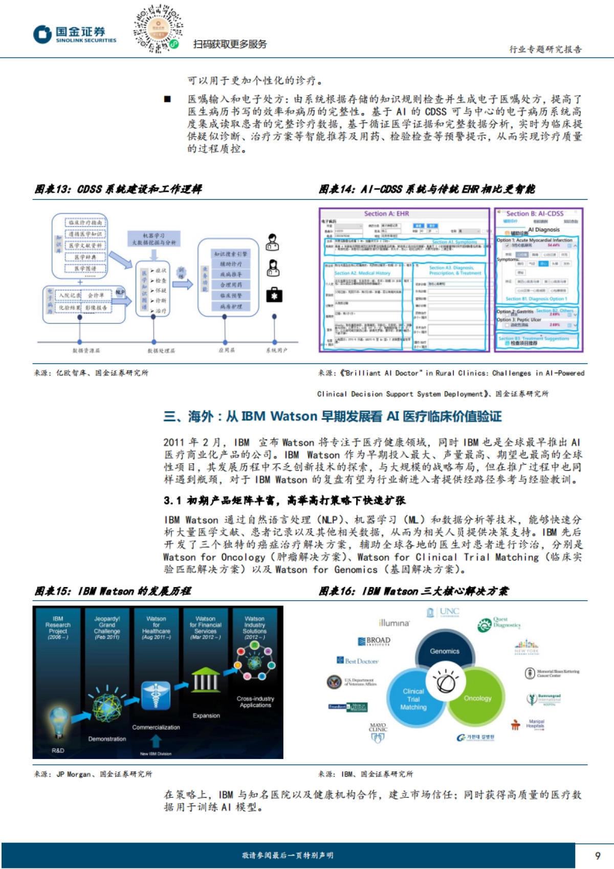 医药健康行业研究:AI+临床决策支持:商业化加速落地,有望助力行业提质增效-国金证券_第9页