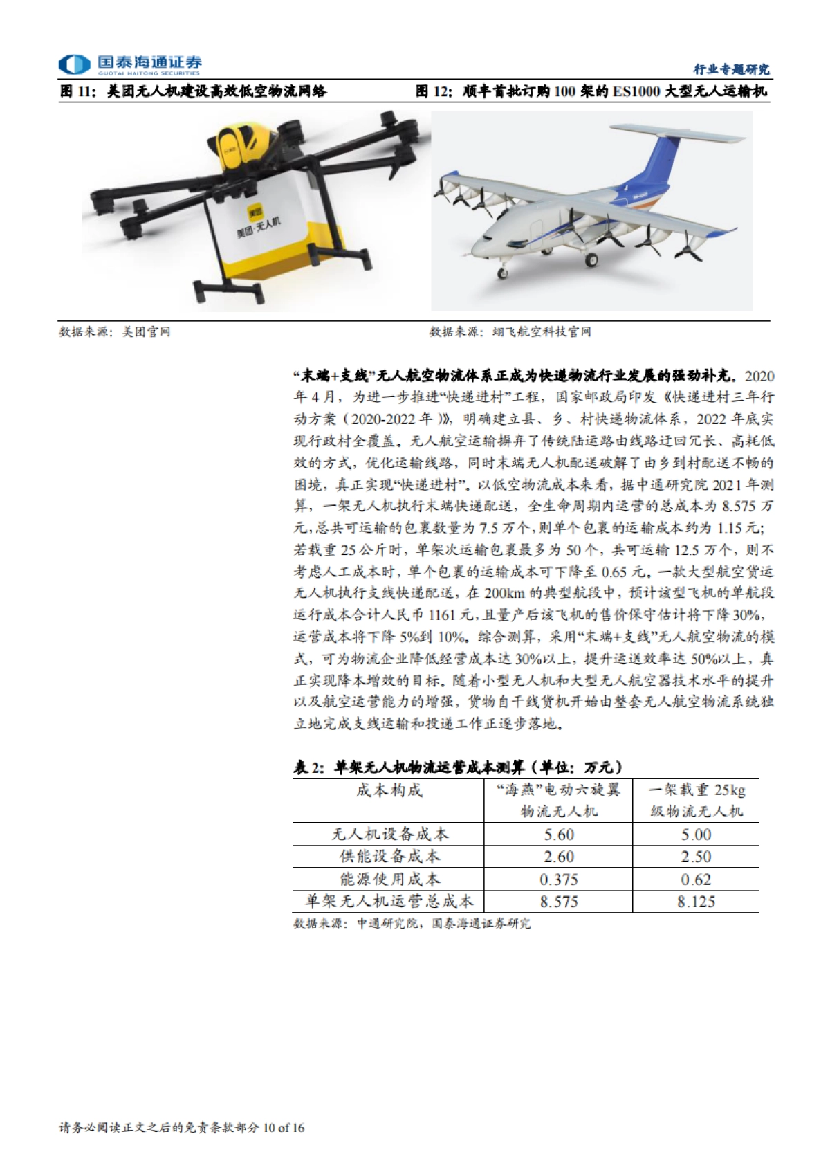 低空经济行业专题报告：不仅是低空载人，低空场景迎多元化拓展-国泰海通_第10页