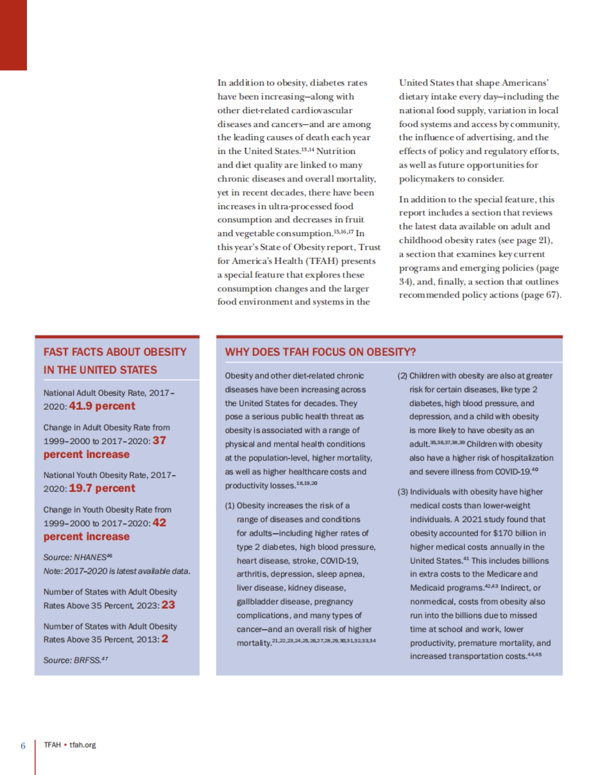 美国健康信托基金：2024年美国肥胖症状况报告：更健康的政策制定与实施_第6页