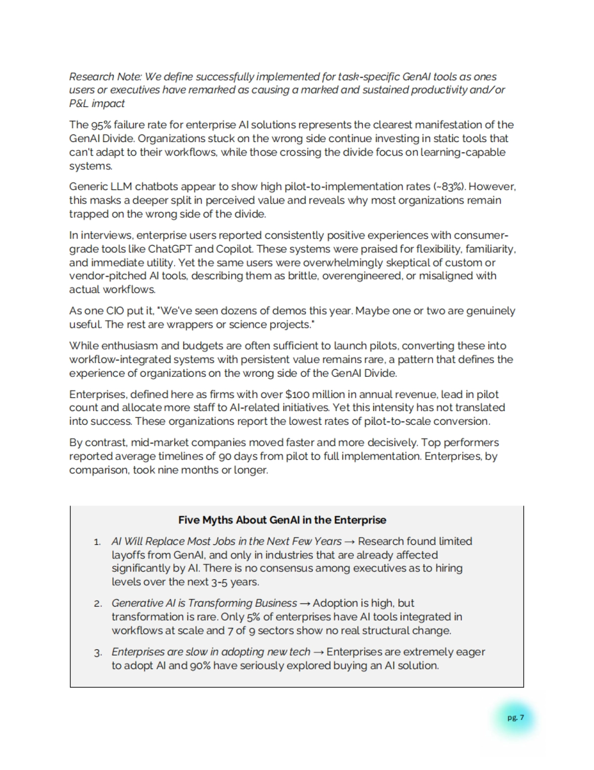 生成式AI鸿沟:2025年商业人工智能现状_第7页